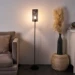 Pauleen Staande Lamp Black Mesh - Zwart