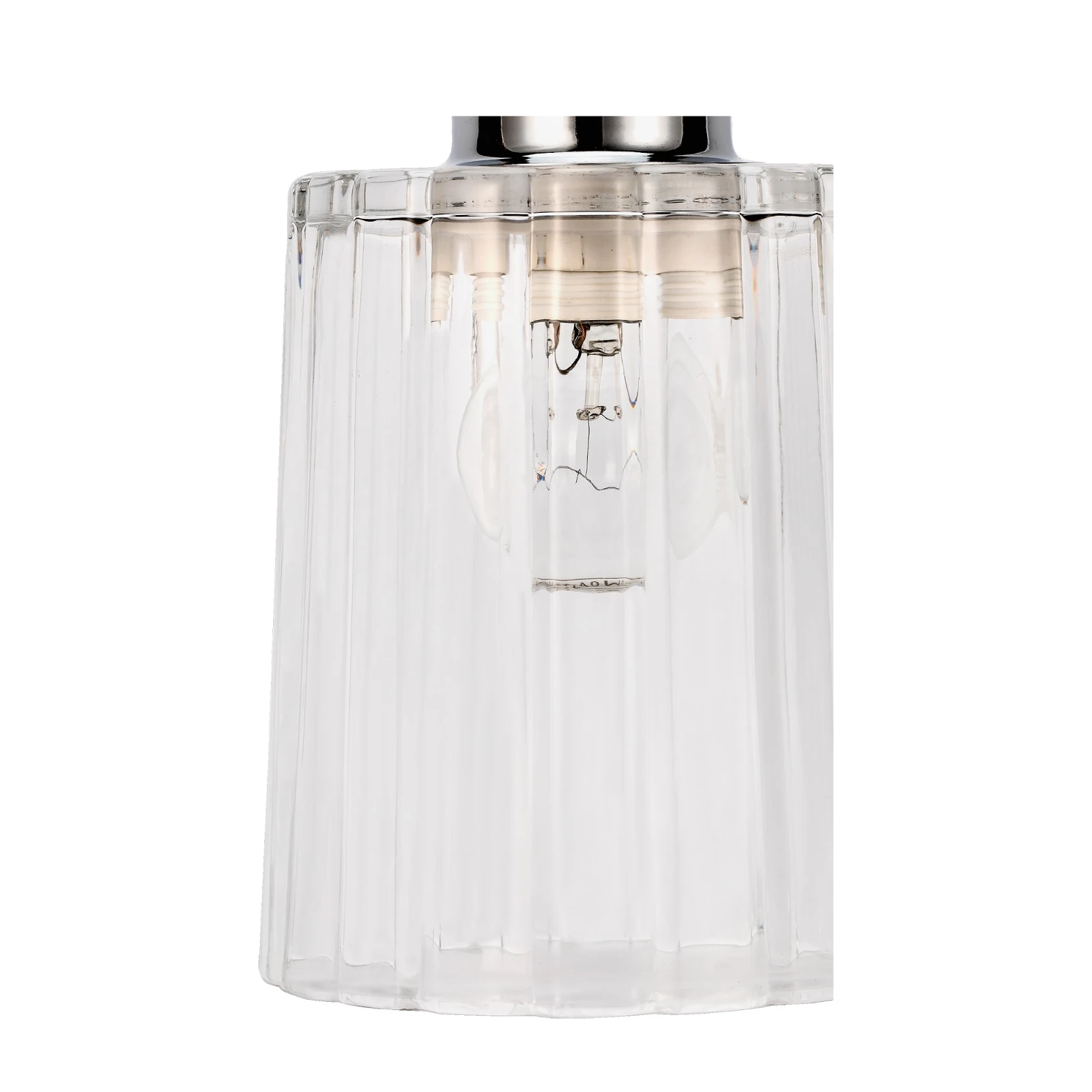 Pauleen Hanglamp Gleaming White - Helder Glas