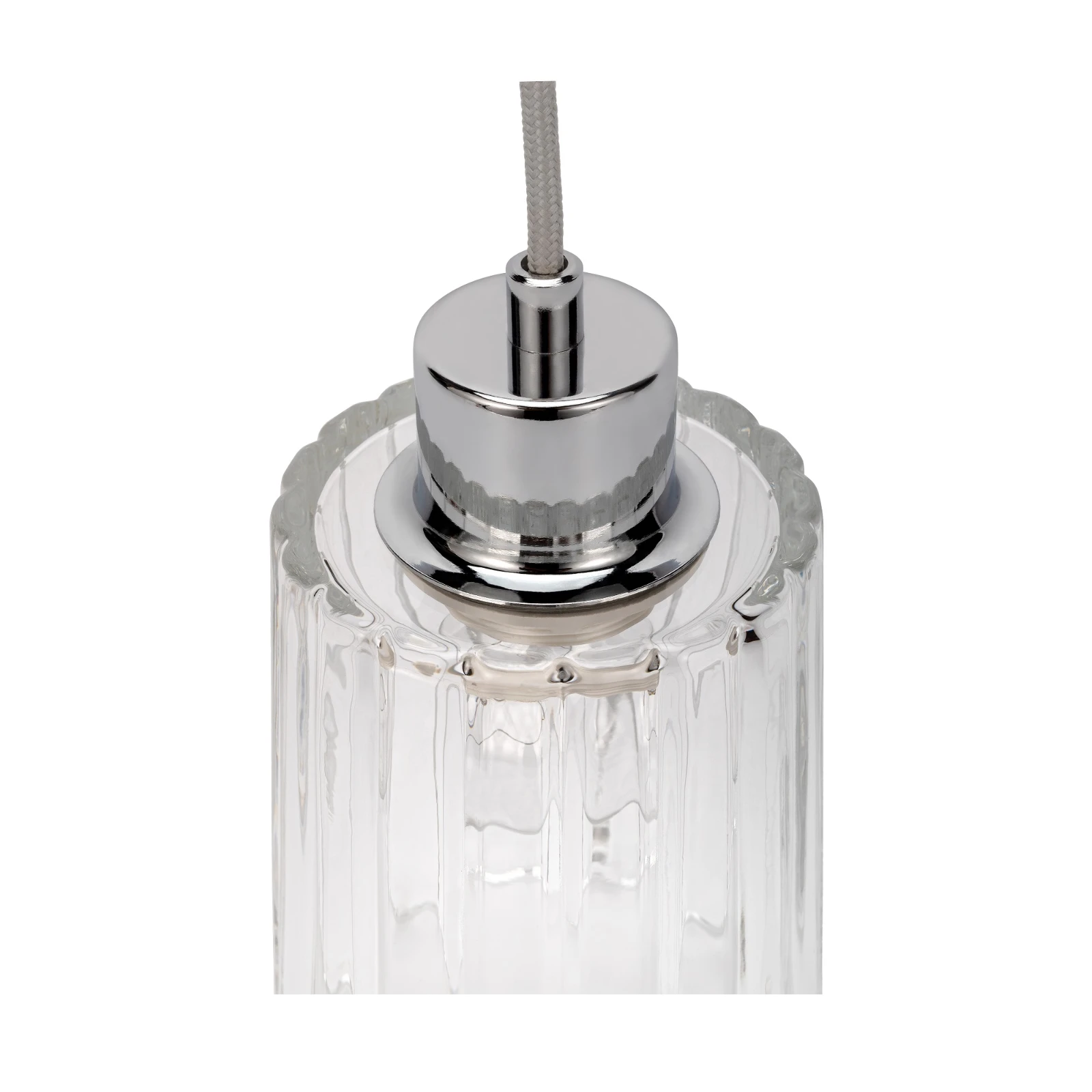 Pauleen Hanglamp Gleaming White - Helder Glas