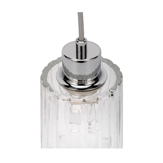 Pauleen Hanglamp Gleaming White - Helder Glas