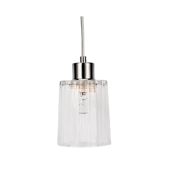 Pauleen Hanglamp Gleaming White - Helder Glas