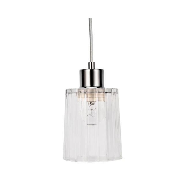 Pauleen Hanglamp Gleaming White - Helder Glas