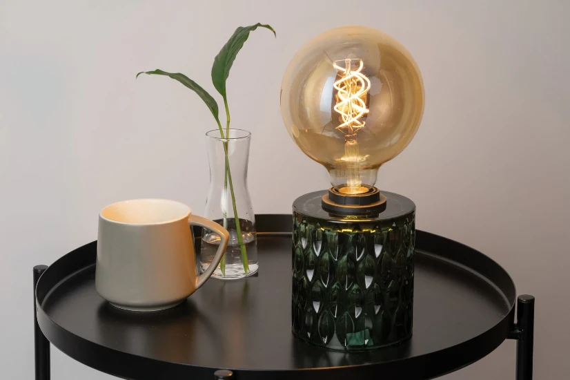 Pauleen Crystal Magic Tafellamp green glass.