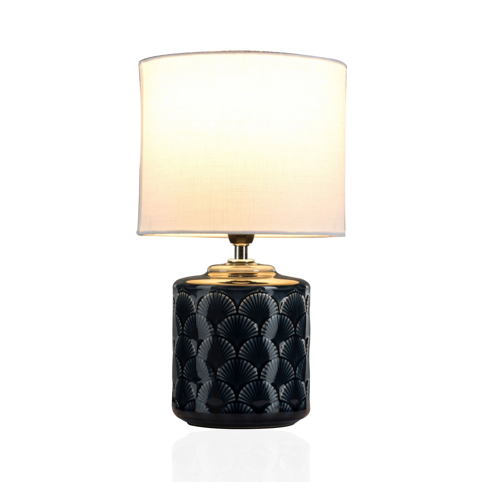 Pauleen Glowy Midnight Tafellamp blue ceramic.