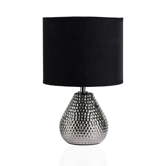 Pauleen SipofSilver Tafellamp blacksilver ceramic.