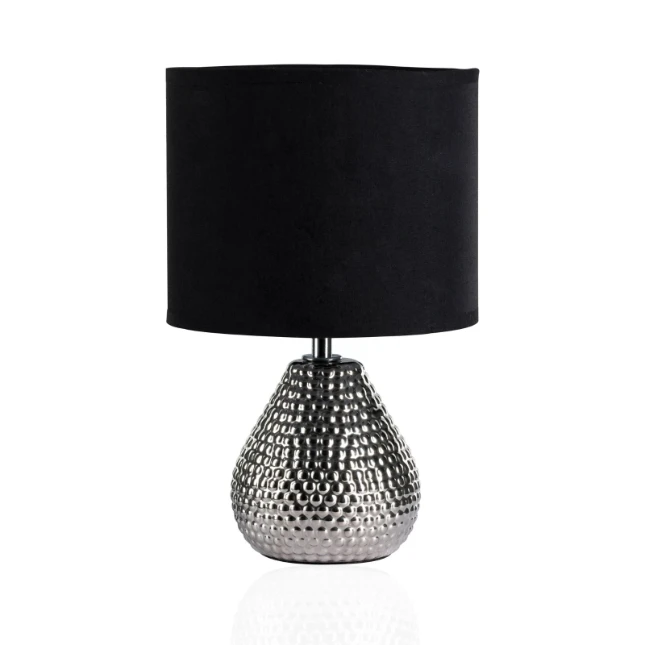 Pauleen SipofSilver Tafellamp blacksilver ceramic.