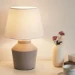 Pauleen Glowing Pearl Tafellamp whitegrey ceramic.