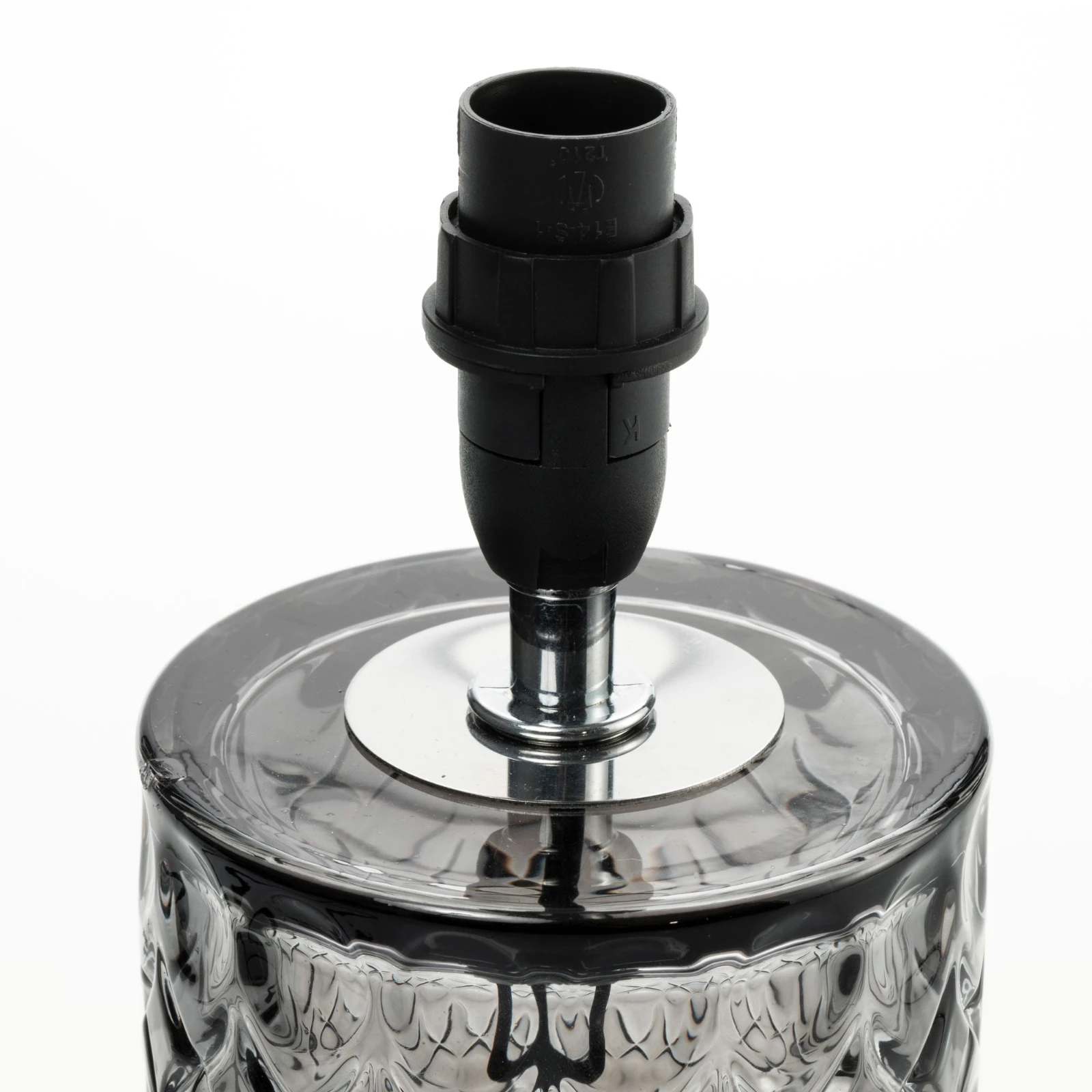 Pauleen Crystal Glow Tafellamp black-grey glas.