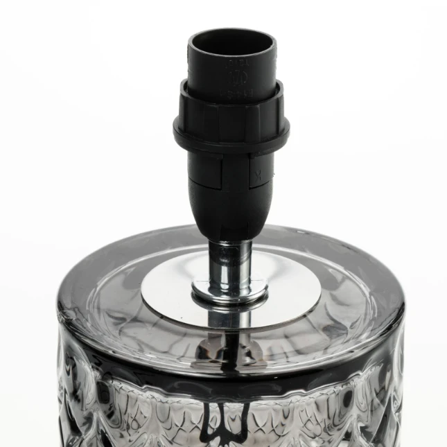 Pauleen Crystal Glow Tafellamp black-grey glas.