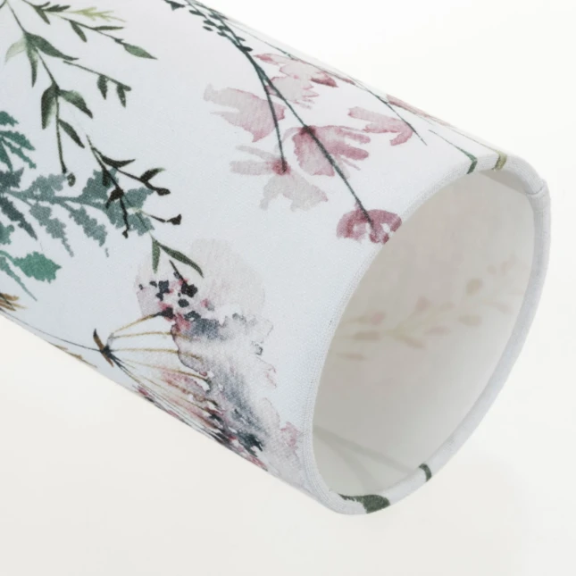 Pauleen Tafellamp beige-grey fabric-metal.