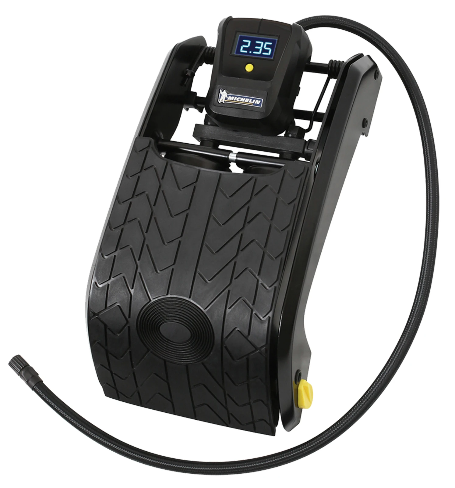 Michelin Dubbele Voetpomp met Digitale Drukmeter - 7 bar