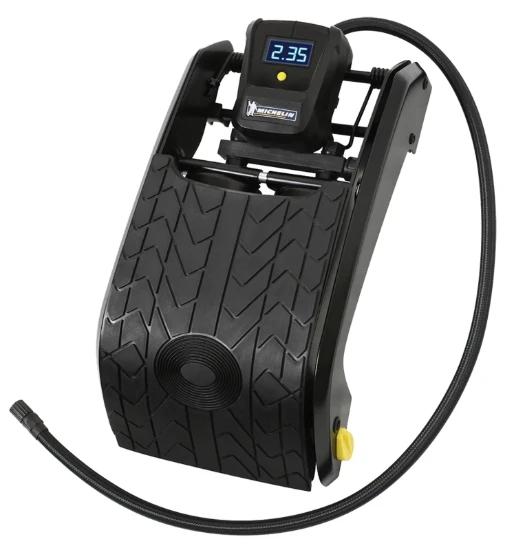 Michelin Dubbele Voetpomp met Digitale Drukmeter - 7 bar