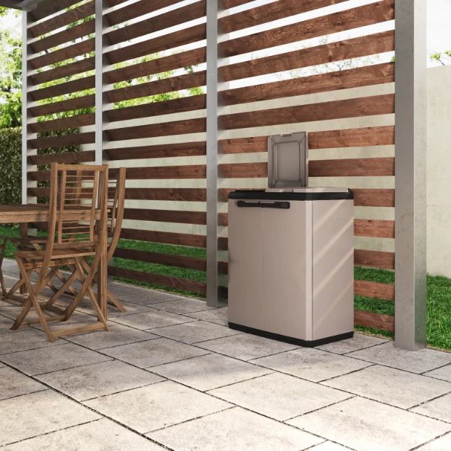 Keter Split Basic Recycling Kliko -  Vuilbakken buiten - 2x110L