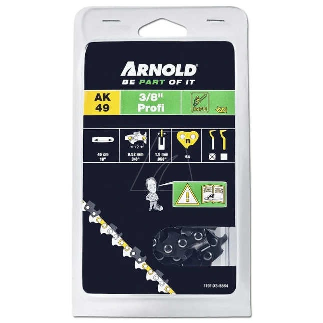 Arnold Chaîne 3-8" - 1,5 Mm - 64 Dl
