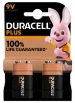 Duracell Plus Alkaline 9V batterijen (2 stuks)