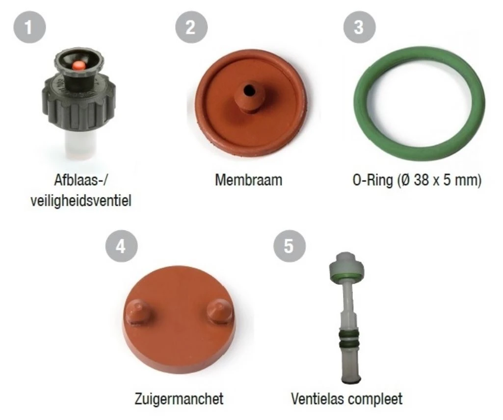 Gloria Ombouwset Viton Prima 3 / Prima 5