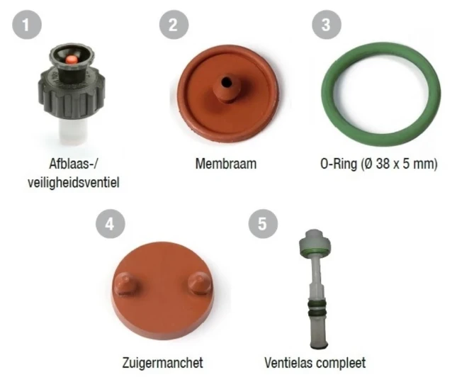 Gloria Ombouwset Viton Prima 3 / Prima 5