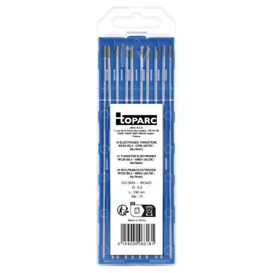 GYS WC20 Wolfraam elektroden O2.4 (10 stuks)