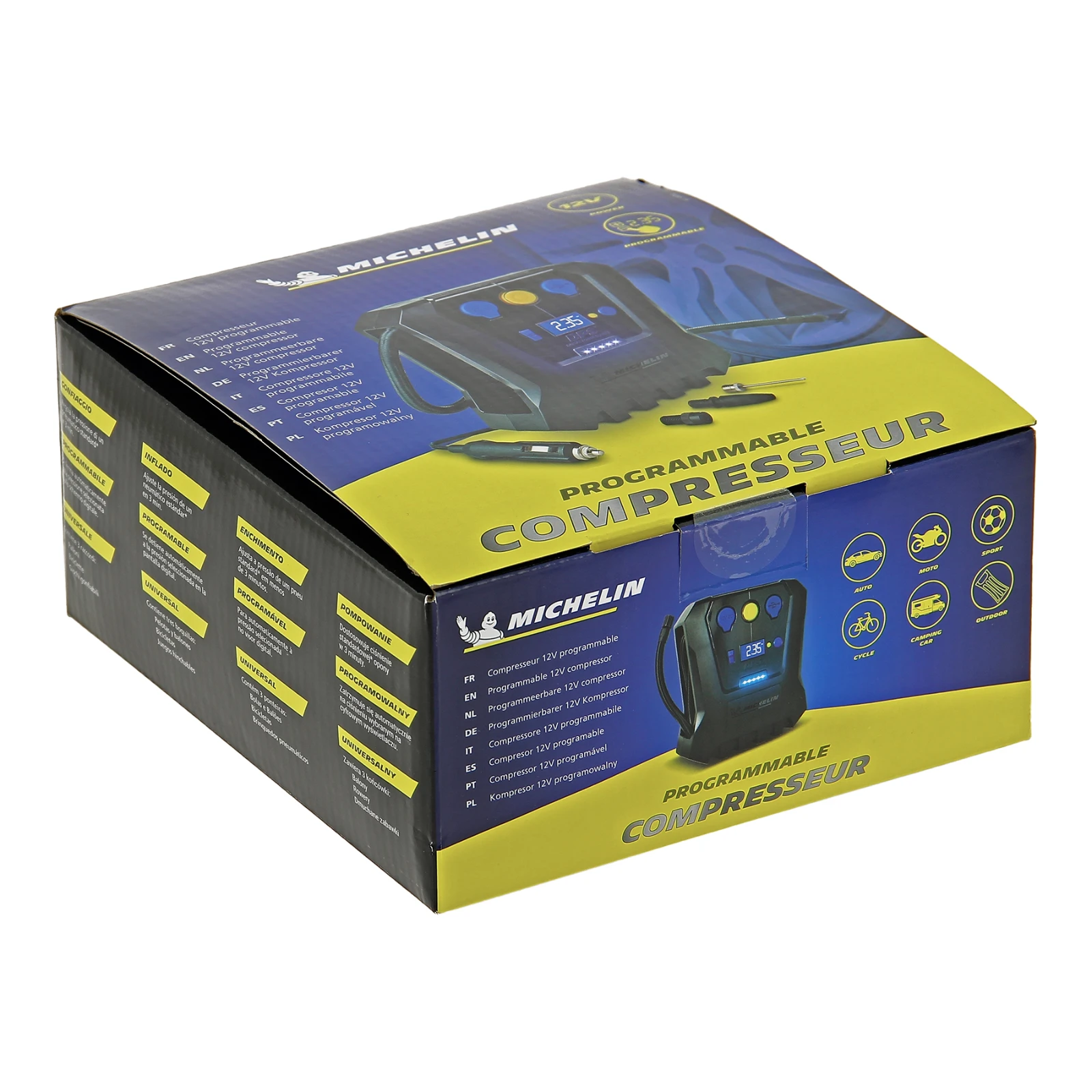 Michelin Compressor Instelbaar - 12V - 7 bar