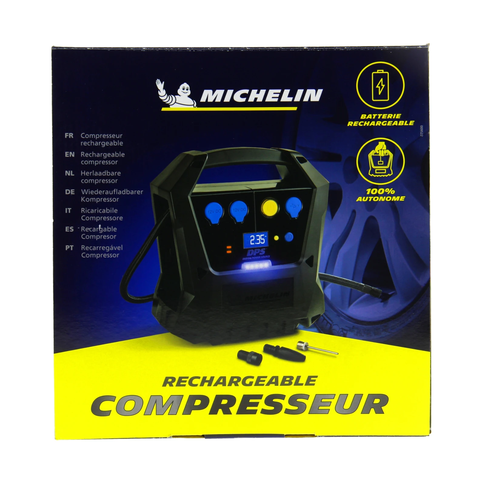 Michelin Oplaadbare Compressor - 6,9bar - 120W
