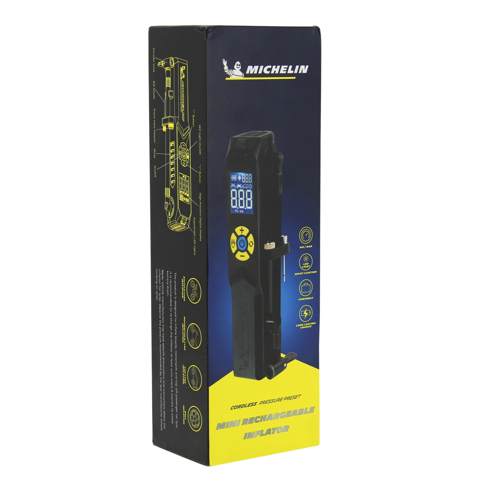 Michelin Mini Draadloze Compressor - 10 bar