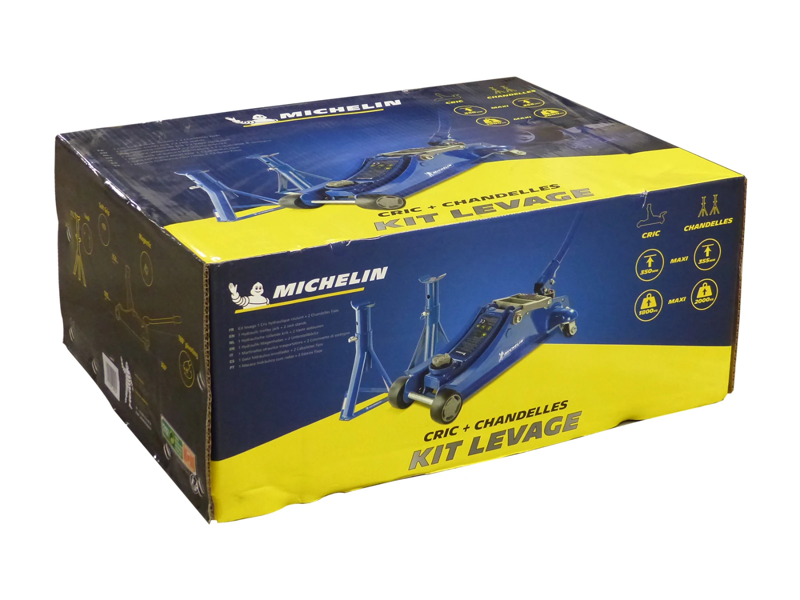 Michelin Auto Krik en Assteunen - 1,8 Ton hefvermogen