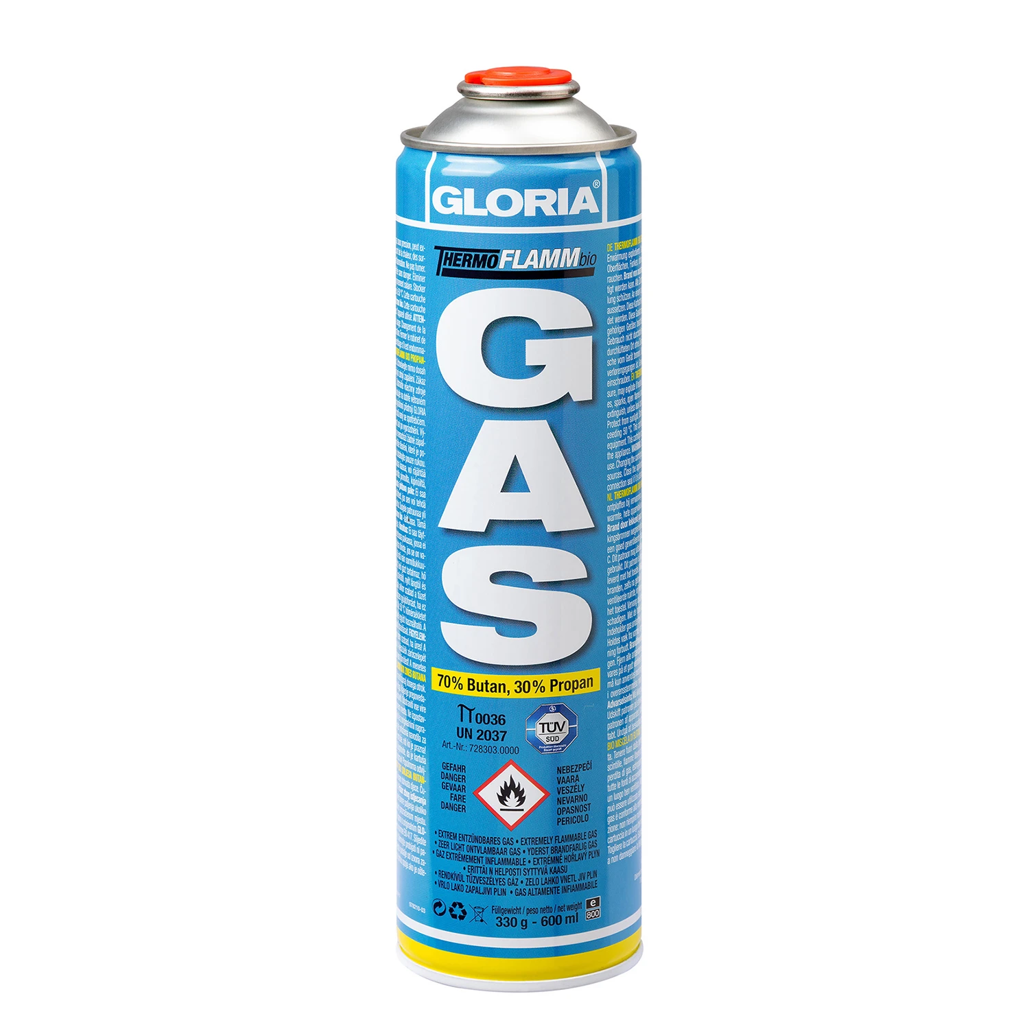 Gloria Gaspatroon Thermoflamm 600ml