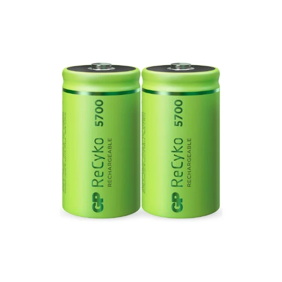 GP Oplaadbare D batterijen 5700mAh ReCyko (2 stuks)