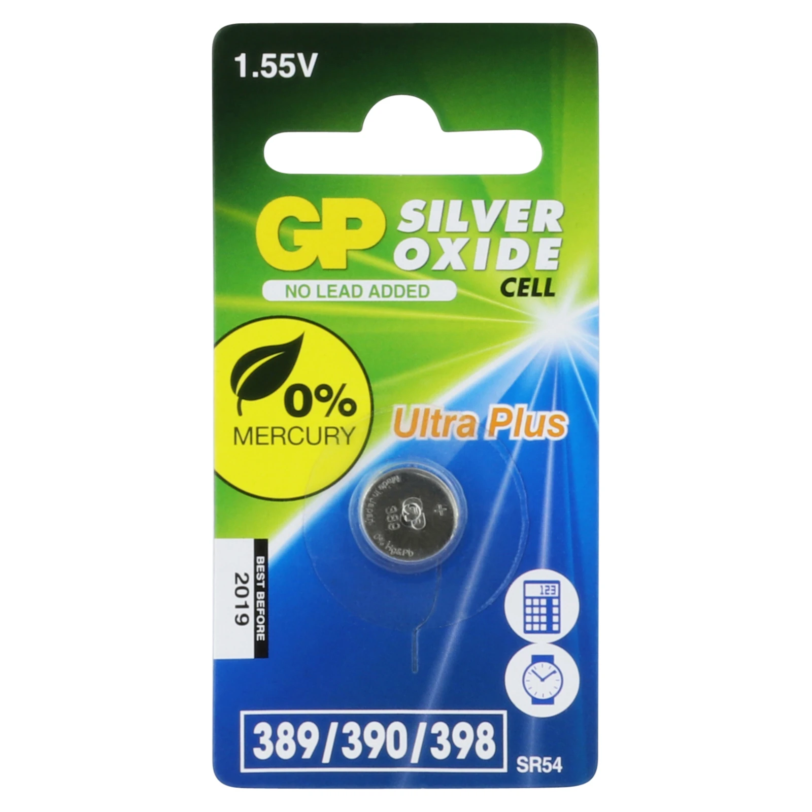 GP SR54 389 Horlogebatterij zilveroxide (1 stuk)