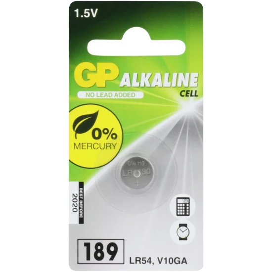 GP 189 Alkaline knoopcel 1,5V (1 stuk)