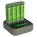GP USB batterijlader ReCyko 4x AA 2100 mAh + docking station