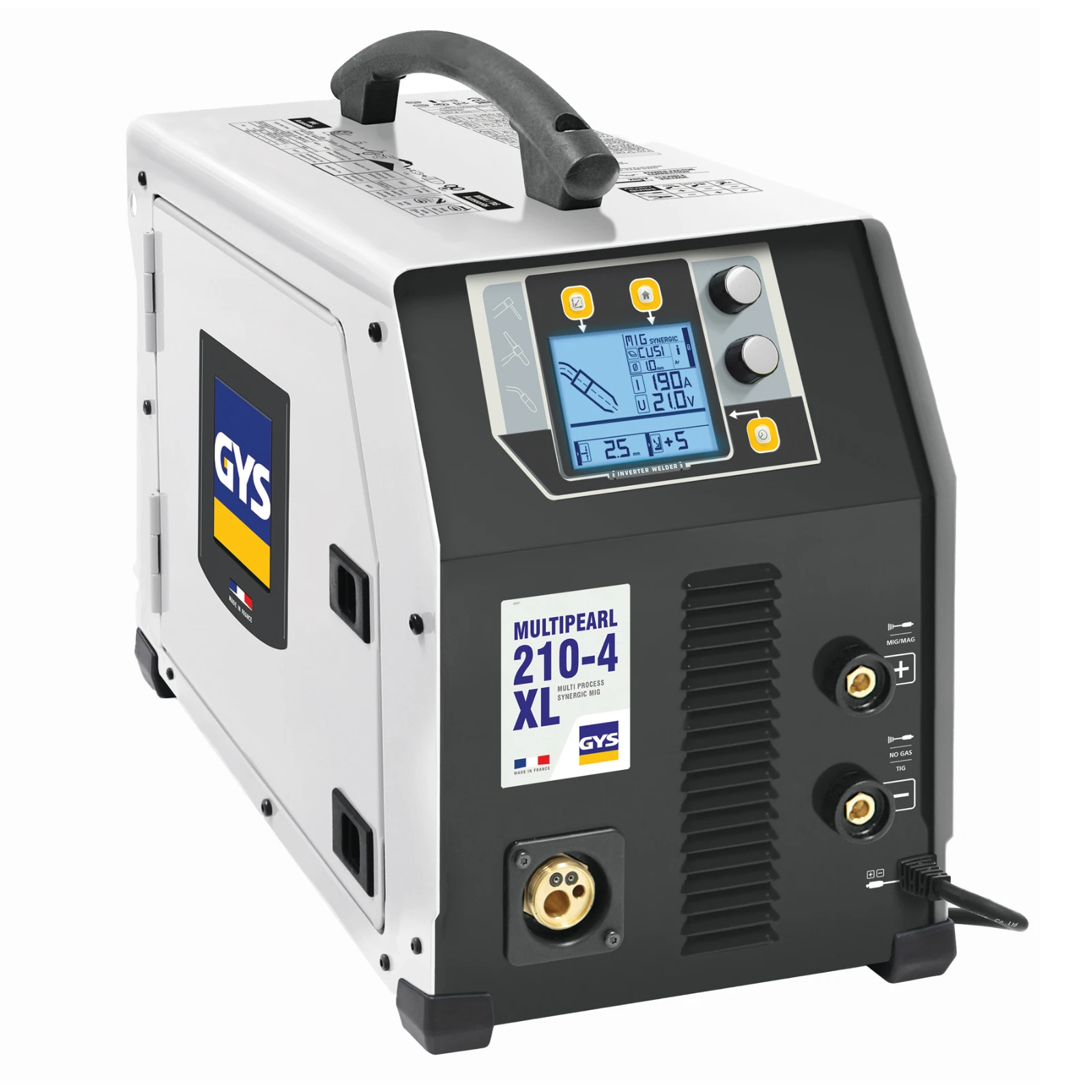 GYS 4-in-1 Lasgenerator  MULTIPEARL 210-4 XL - inclusief accessoires