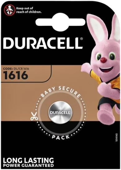 Duracell 1616 Lithium knoopcel batterij (1 stuk)