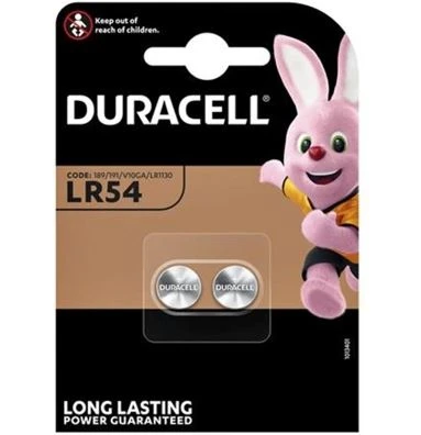 Duracell LR54 Knoopcel batterijen (2 stuks)