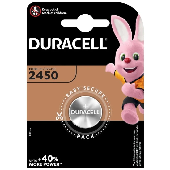 Duracell CR2450 Lithium Knoopcel batterij (1 stuk)