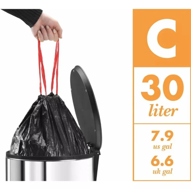 Hailo Pedaalemmer Öko duo Plus L zilver 17+9L