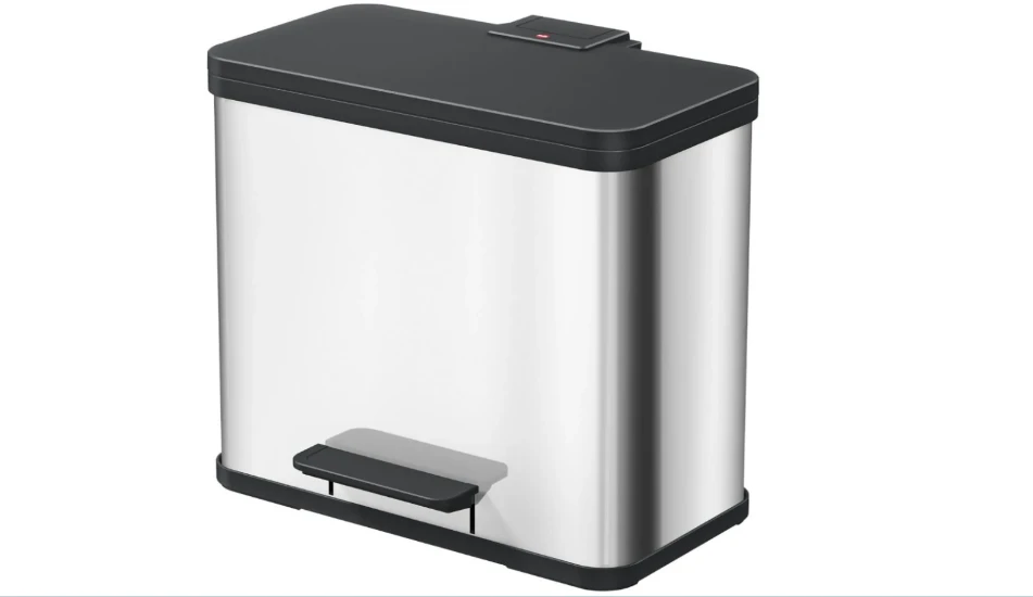 Hailo Pedaalemmer Öko trio Plus L RVS 3x9L