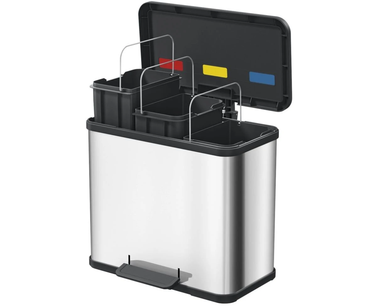Hailo Pedaalemmer Öko trio Plus L RVS 3x9L