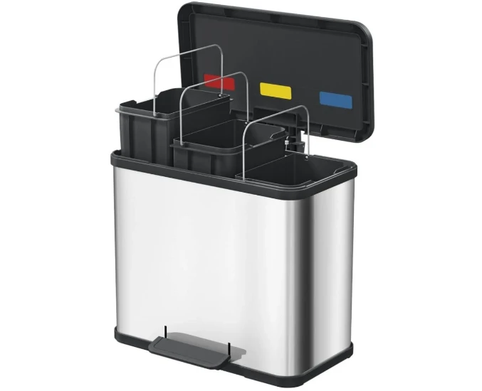 Hailo Pedaalemmer Öko trio Plus L RVS 3x9L