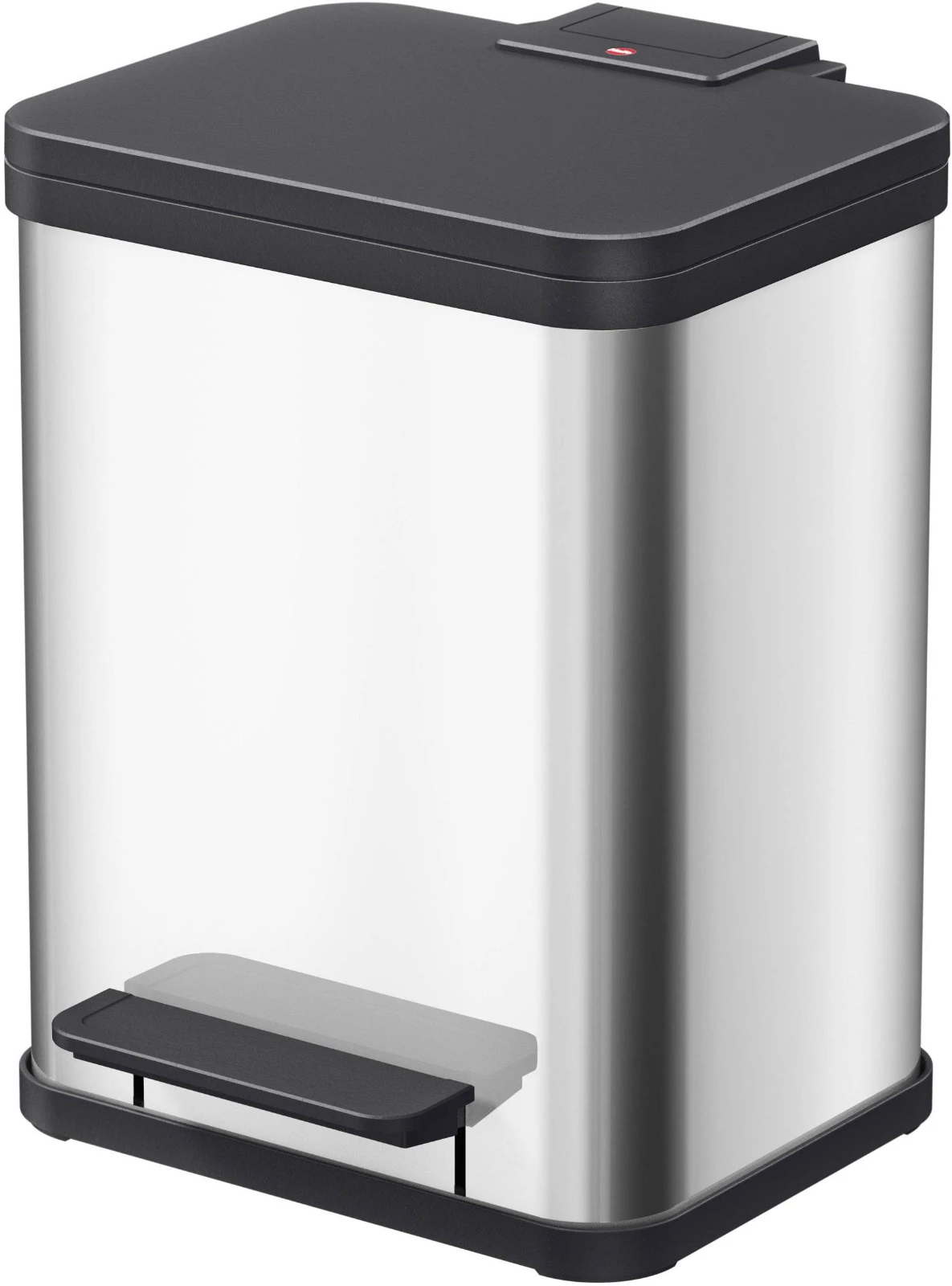 Hailo Pedaalemmer Öko duo Plus M RVS 2x9L