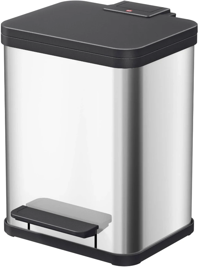 Hailo Pedaalemmer Öko duo Plus M RVS 2x9L