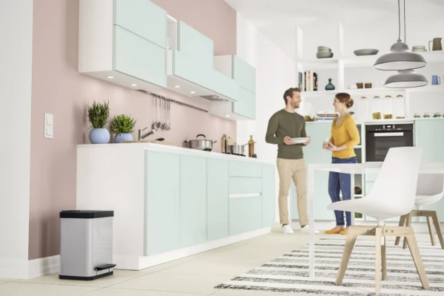Hailo Pedaalemmer Öko duo Plus M RVS 2x9L