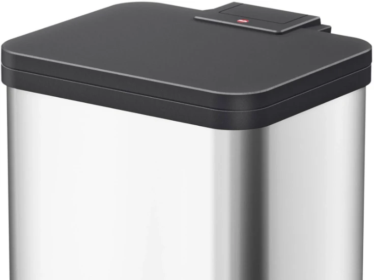 Hailo Pedaalemmer Öko duo Plus M RVS 2x9L