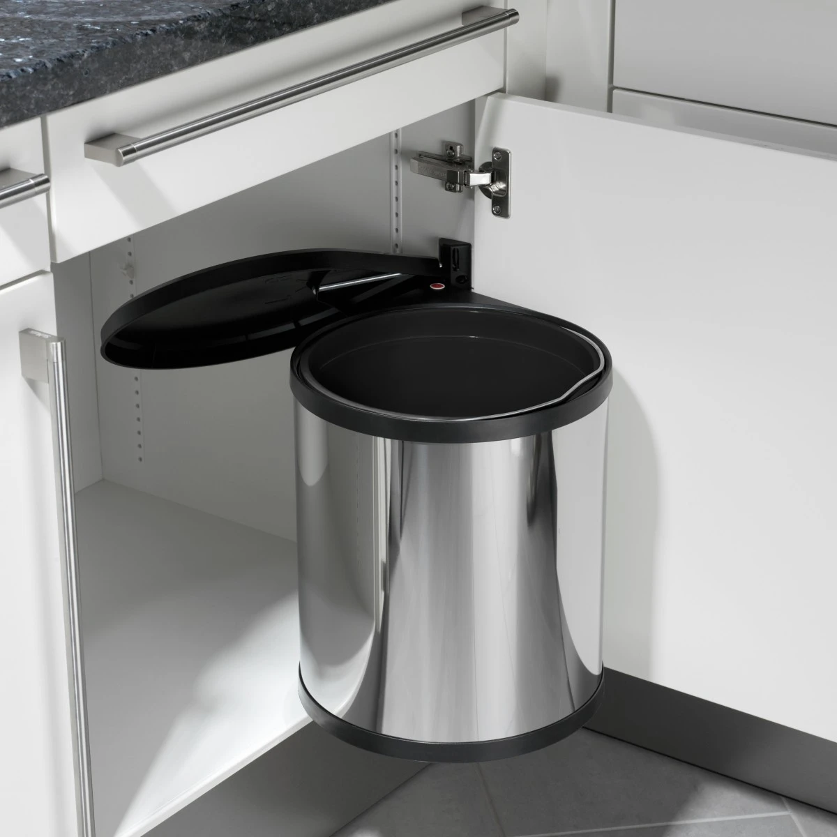 Hailo Prullenbak Compact-Box M RVS