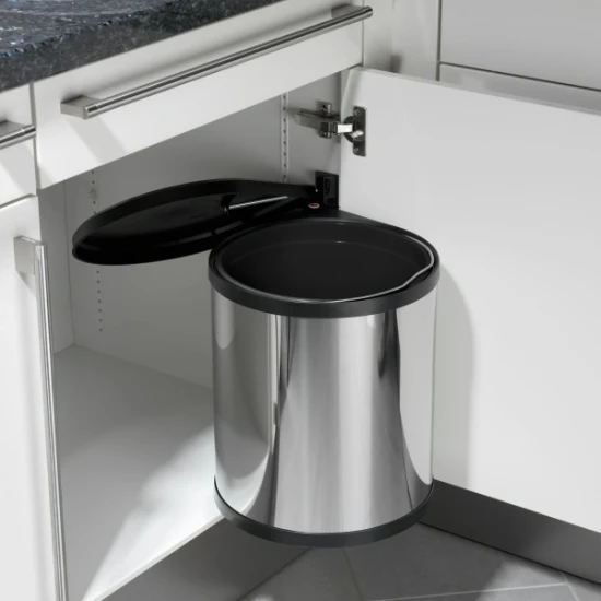 Hailo Prullenbak Compact-Box M RVS