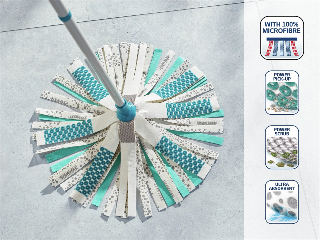 Leifheit Dweilset Power Mop 3-in-1