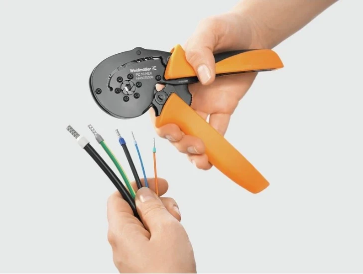 Weidmuller Krimptang PZ 10 HEX - 0.25-10 mm²