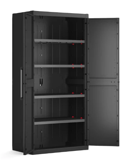 Keter Detroit XL Tall Cabinet Zwart