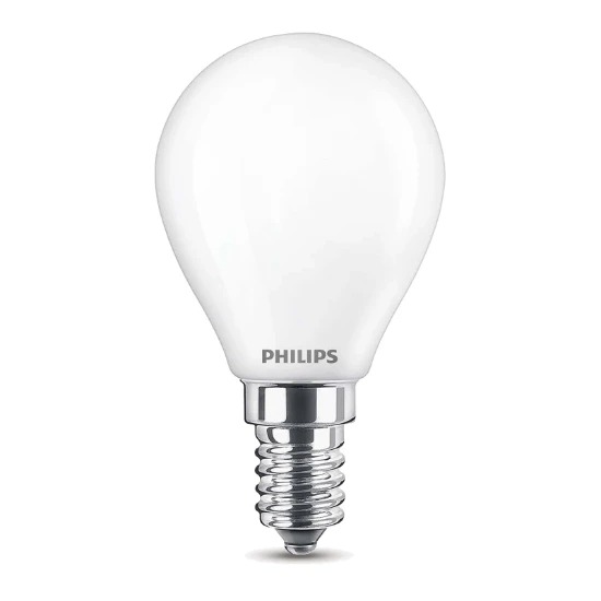 Philips LED-lamp Kogel Mat 4,3W (40W) E14 WW