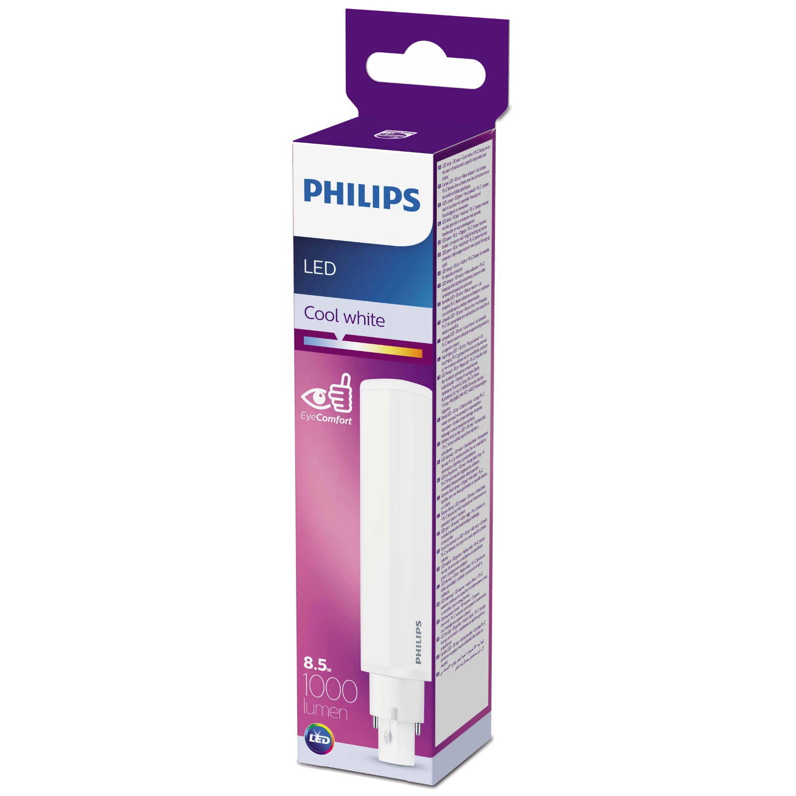 Philips LED Buislamp PLC 8.5W 840 2P G24d-3